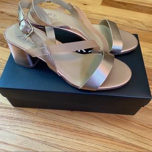 New Naturalizer Rose Gold Arianna Sandals